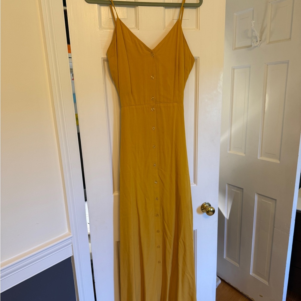Chic Mustard Yellow Dress